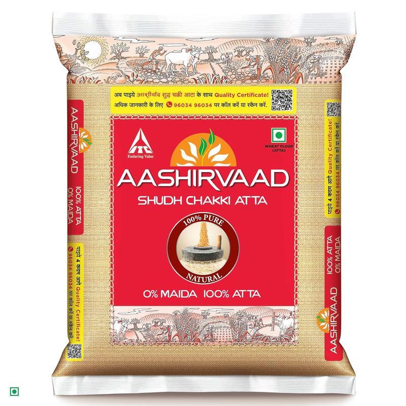 Aashirvaad Shudh Chakki Atta (100% Atta, 0% Maida, 5 Kg)