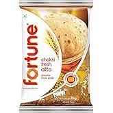Fortune Chakki Fresh Atta 100% Whole Wheat Atta, 0% Maida (5 KG)