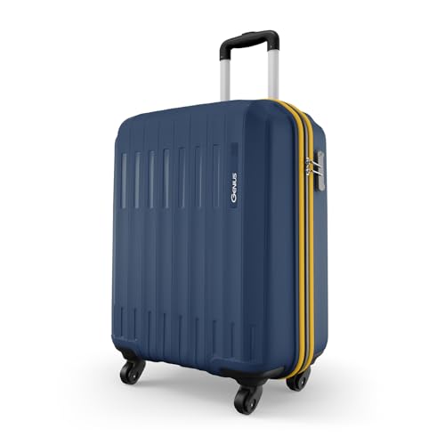 Safari Cabin Genius Alley 55cm Trolley Bag Hard Case Polypropylene, Navy
