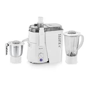 Sujata Powermatic Plus 900 Watts Juicer Mixer Grinder (White)