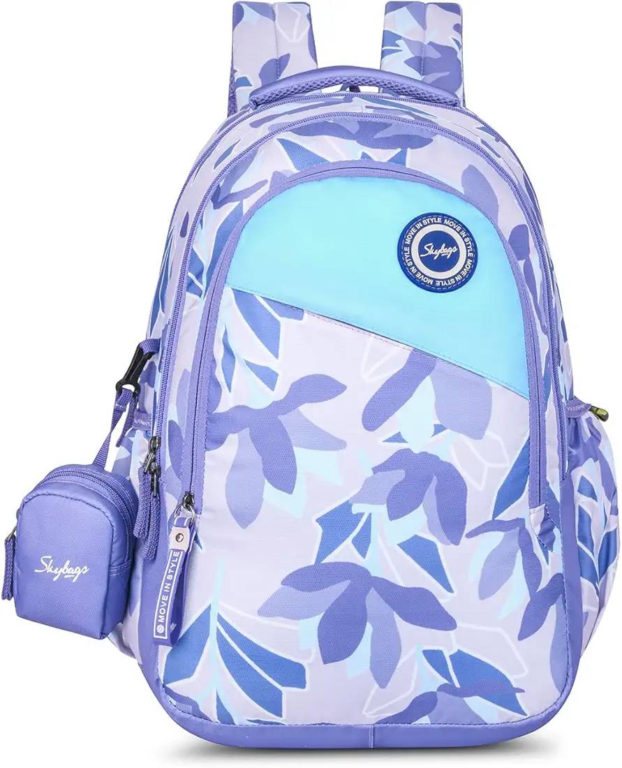 Skybags BLOOM 04 SCHOOL BACKPACK(E) PURPLE